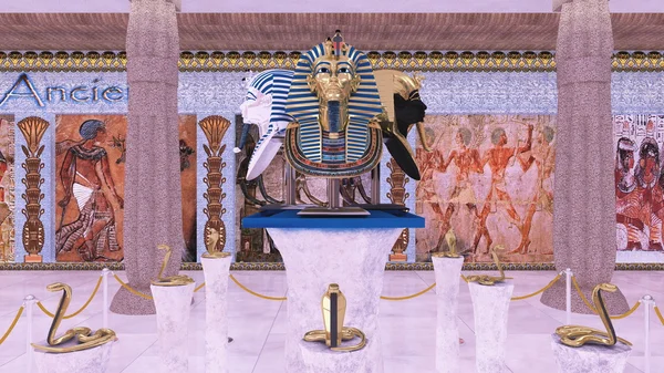 3D-cg-Darstellung des ägyptischen Kunstmuseums — Stockfoto