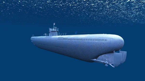 Representación 3D CG de un submarino — Foto de Stock