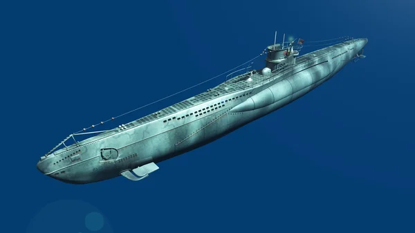 Representación 3D CG de un submarino — Foto de Stock