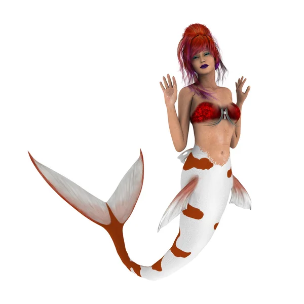 3D CG rendering of a mermaid — Stock Photo, Image