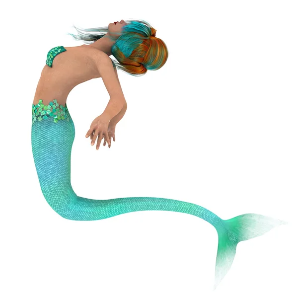 3D CG representación de una sirena — Foto de Stock