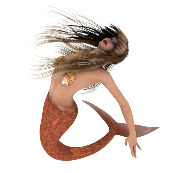 3D CG rendering of a mermaid — Stock Photo, Image