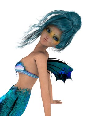 Deniz kızı 3d cg render