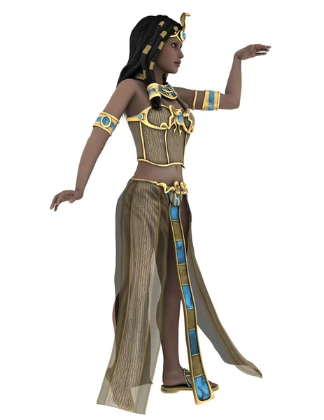 3d cg işleme bir Antik Mısır Kraliçesi — Stok fotoğraf