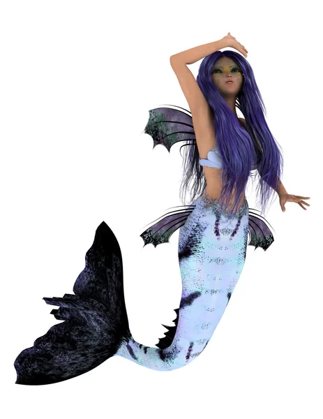 3D CG representación de una sirena —  Fotos de Stock