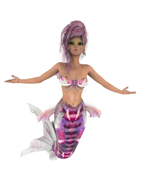 3D CG rendering of a mermaid — Stock Photo, Image