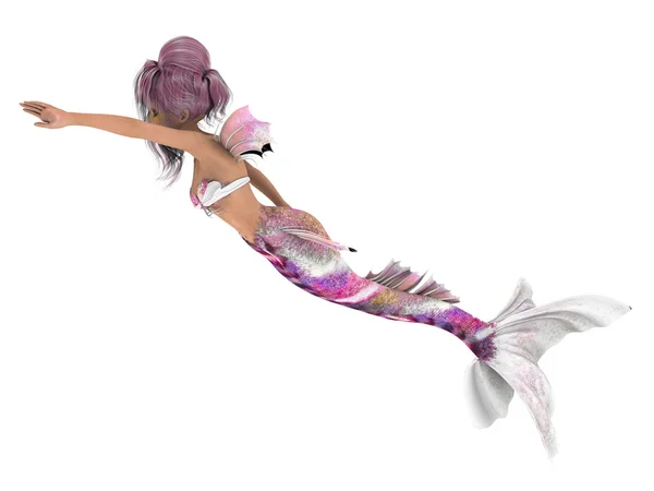 3D CG rendering of a mermaid — Stock Photo, Image