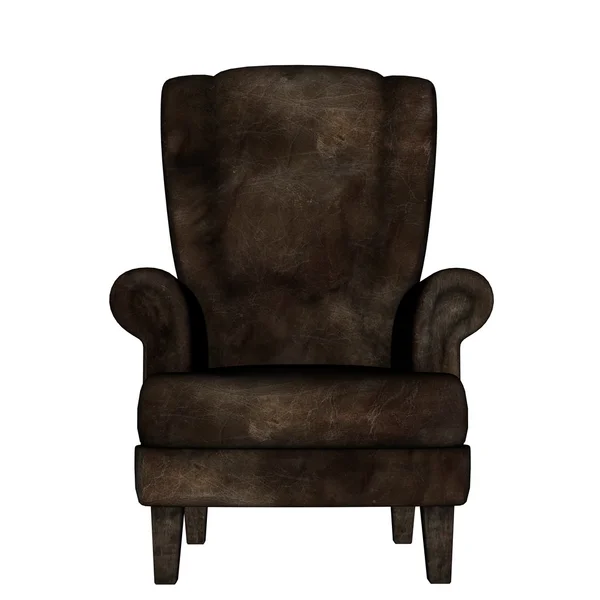 3D cg-rendering av en stol — Stockfoto