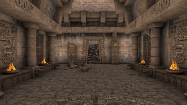 3d cg işleme bir antik