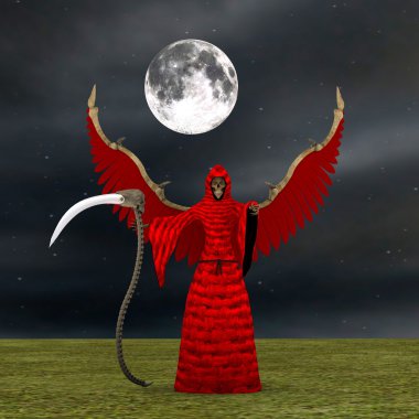 bir ruh-alıcı 3d cg render 