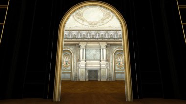 3d cg işleme grand salon