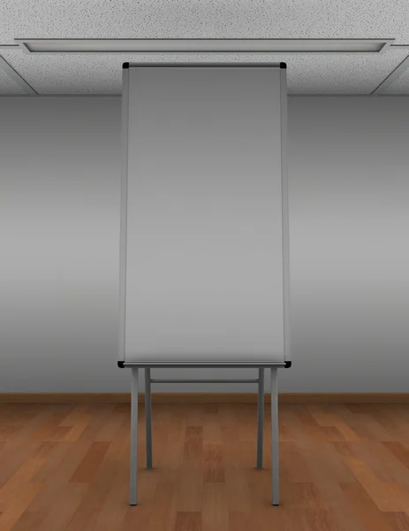 3D-cg-Darstellung eines Whiteboards — Stockfoto