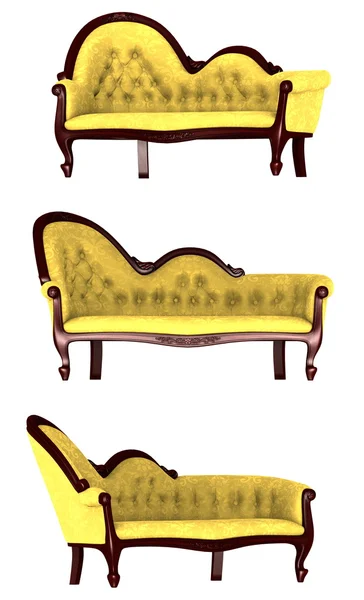 3D cg Darstellung eines Stuhls — Stockfoto