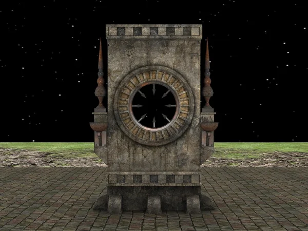 3D CG representación de un monumento — Foto de Stock