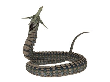 bir canavar 3d cg işleme