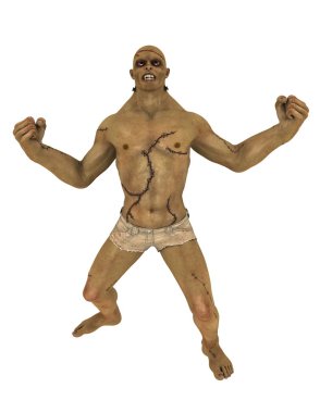 bir canavar 3d cg işleme