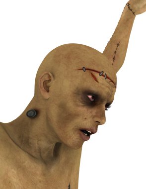 bir canavar 3d cg işleme