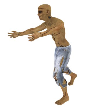 bir canavar 3d cg işleme