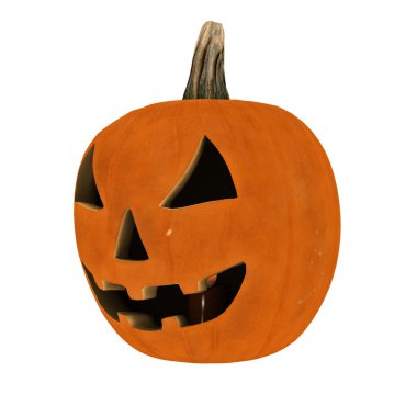 Balkabağından fener 3d cg render