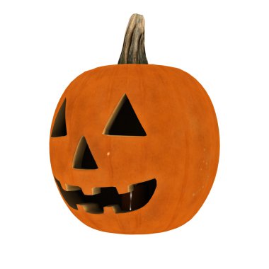 Balkabağından fener 3d cg render