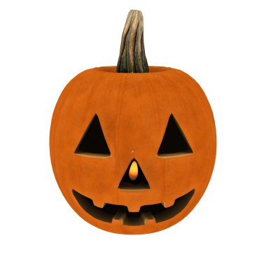 Balkabağından fener 3d cg render