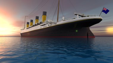 yolcu gemisi 3d cg render