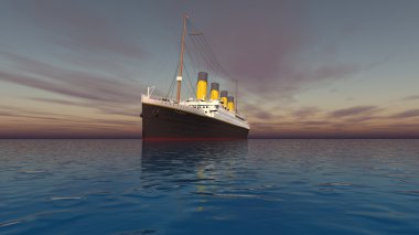 yolcu gemisi 3d cg render