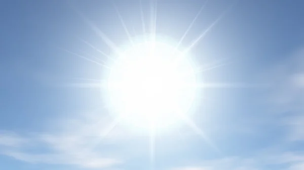 太陽の 3 d cg のレンダリング — ストック写真