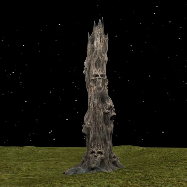 3D CG representación de árbol extraño —  Fotos de Stock
