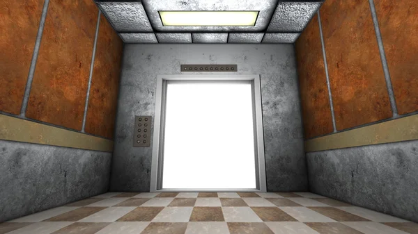 Render CG 3D dari lift — Stok Foto