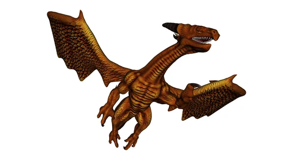 3D CG representación de un dragón — Foto de Stock