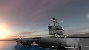 bir denizaltı 3d cg render