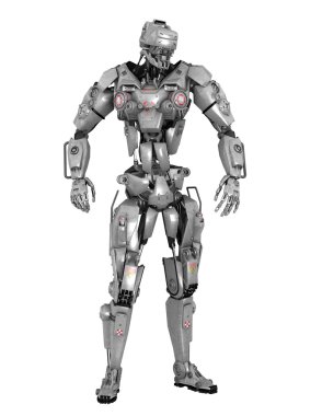 3d cg işleme bir robot