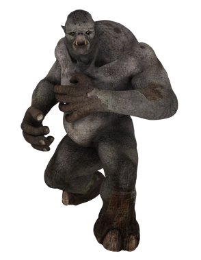 bir canavar 3d cg işleme