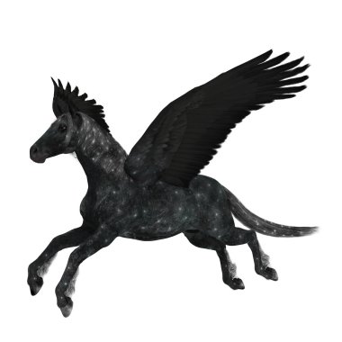 pegasus 3d cg render