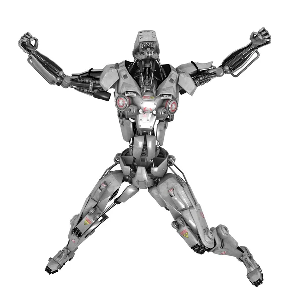 Rendering 3D CG di un robot — Foto Stock