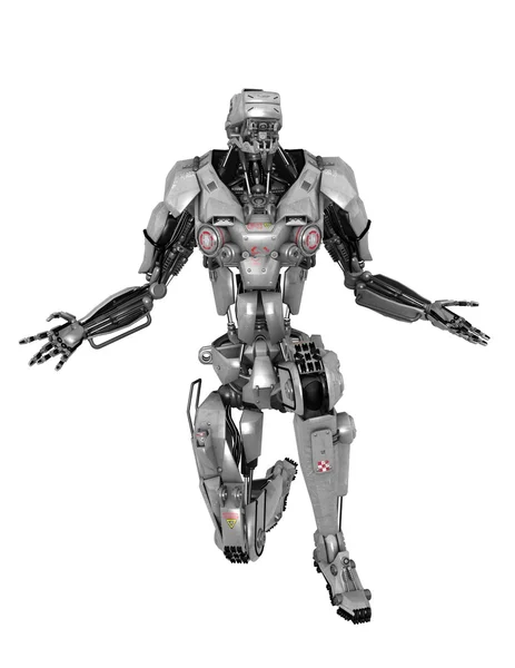 Renderowania 3D cg robota — Zdjęcie stockowe