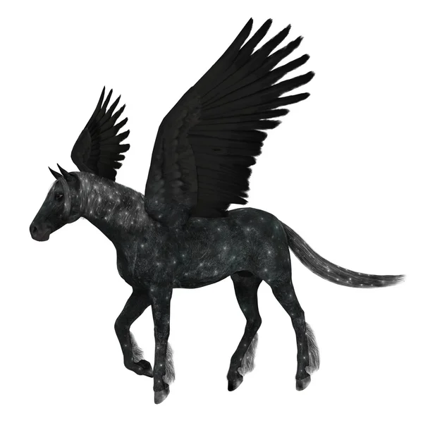 Rendering 3D CG di un pegaso — Foto Stock