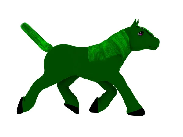 3D CG rendering of a horse — Stock Photo, Image