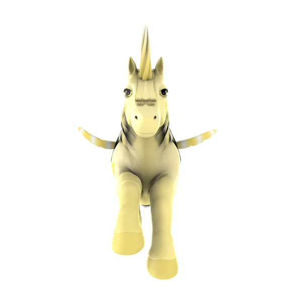 Representación 3D CG de un unicornio — Foto de Stock