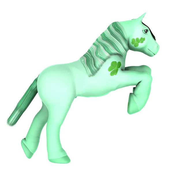 3D cg Darstellung eines Pferdes — Stockfoto