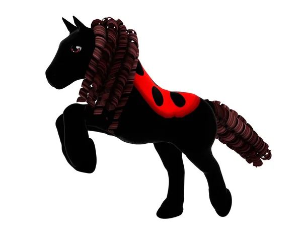 3D CG rendering of a horse — Stock Photo, Image