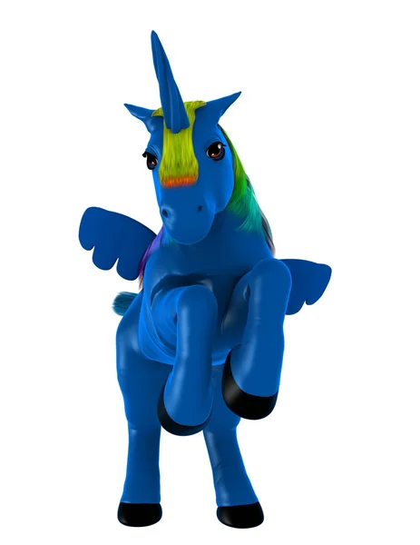 Rendering CG 3D di un unicorno — Foto Stock