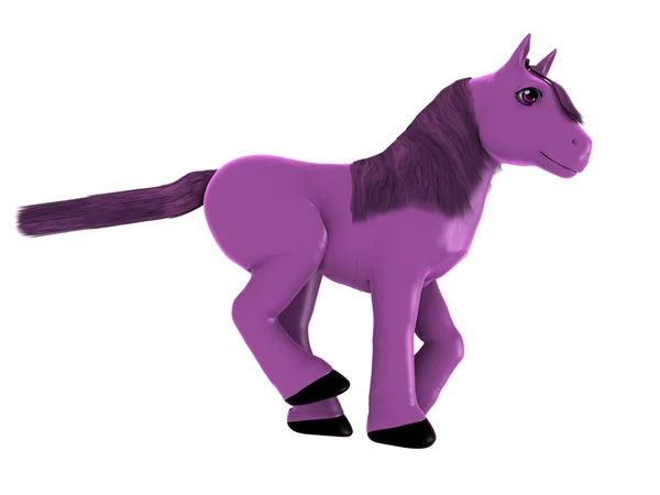 3D-cg-Darstellung eines Pferdes — Stockfoto