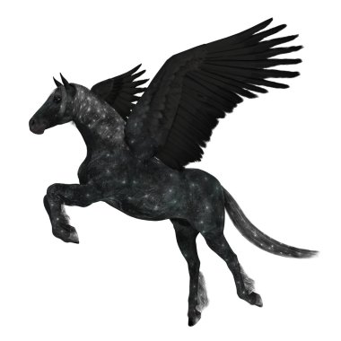 pegasus 3d cg render