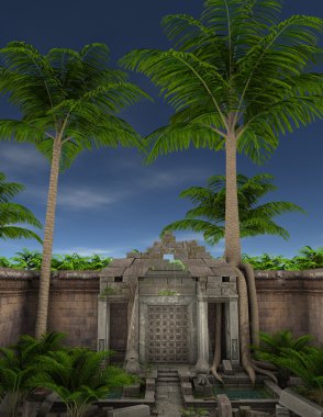 Asian Bahçe 3d cg render 