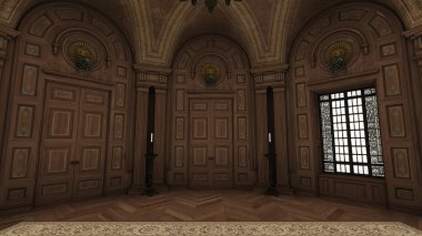 3d cg render yemek odası 