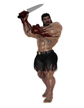 bir canavar 3d cg işleme