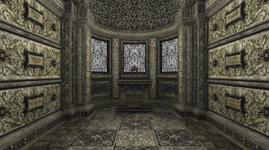 3d cg işleme mezar joss evin 