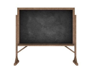 bir kara tahta 3d cg render